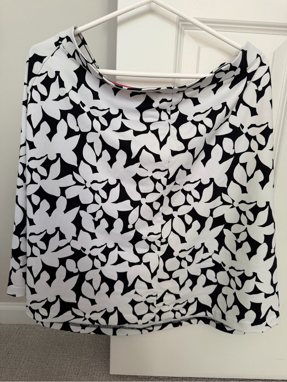 Cynthia Rowley Black & White Floral Skirt - Picture 4 of 4
